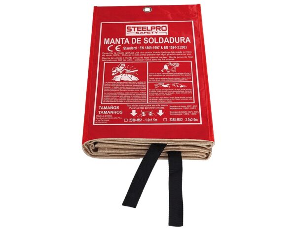 Coperta per saldatura in fibra di vetro