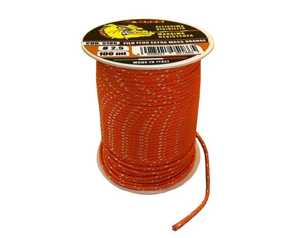 Filo edile fluorescente arancione
